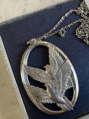 1976 Sterling medallion by Wallace Silver Smith